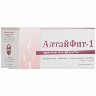 МАСТОПАТИЙНЫЙ фитосбор Алтайфит-1