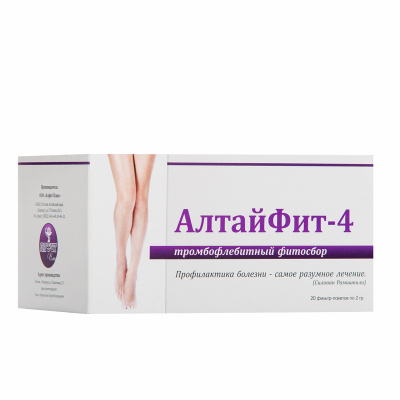 Фитосбор "Алтайфит №4" Тромбофлебитный