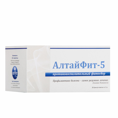 Фитосбор "Алтайфит №5" Противовоспалительный/ кровоостанавливающий