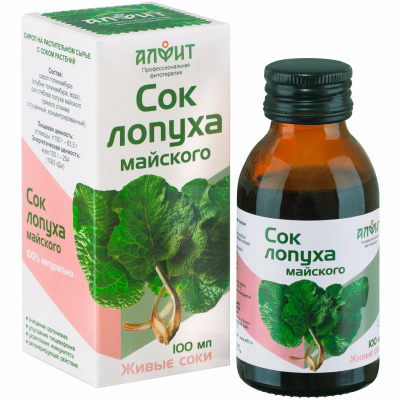 СОК ЛОПУХА МАЙСКОГО