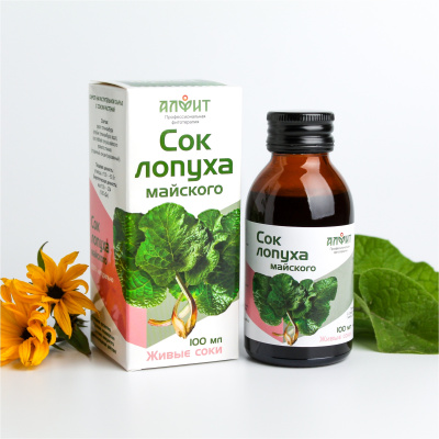СОК ЛОПУХА МАЙСКОГО
